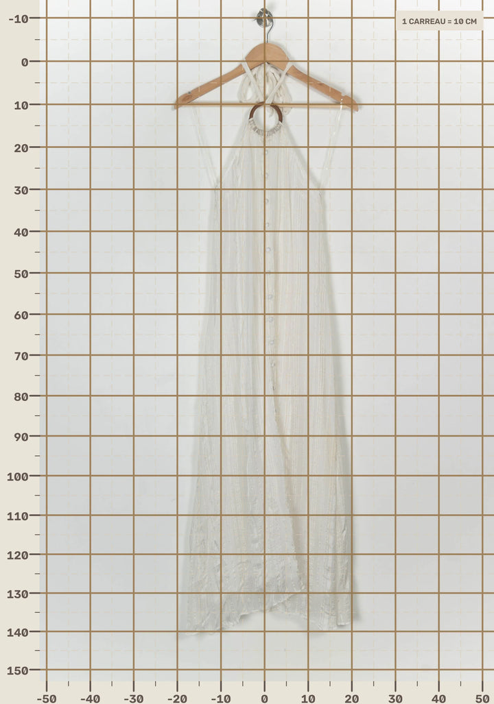 Robe Longue Beige - Taille XS/34 de la marque Sundress | PARAD124297 - Vendu par Paradigme - Image 4