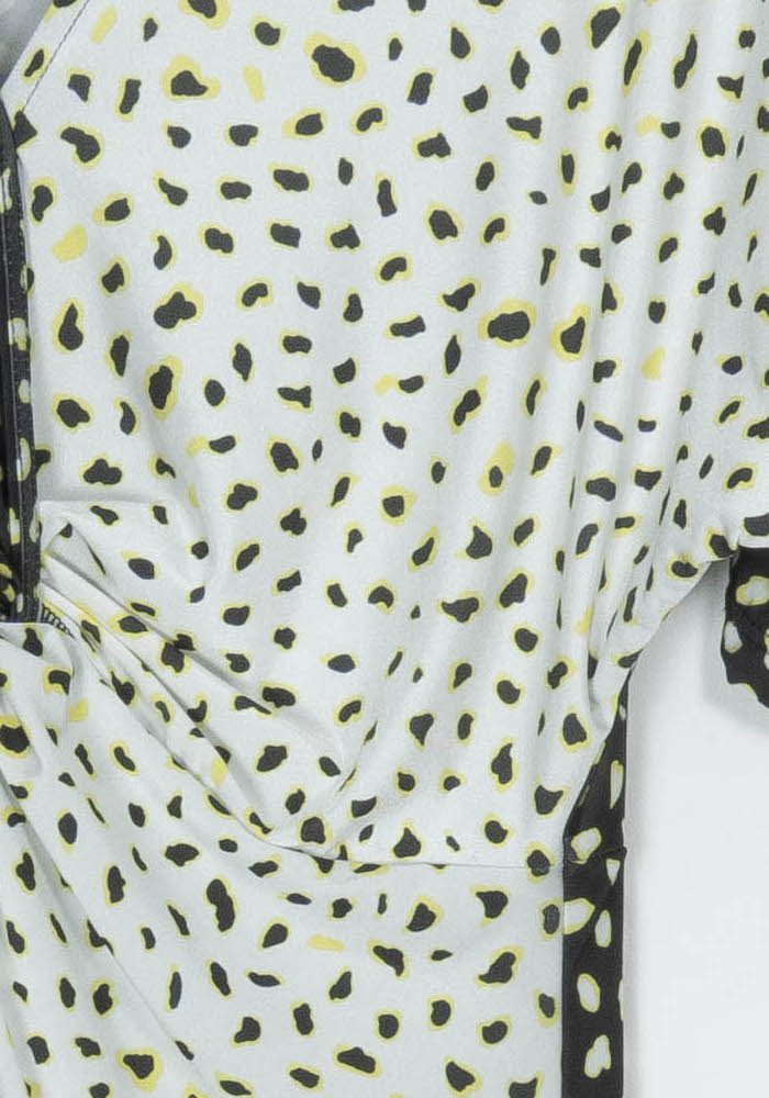 Robe Midi Noire et Blanche - Taille XS/34 de la marque Bimba y Lola | PARAD124298 - Vendu par Paradigme - Image 3