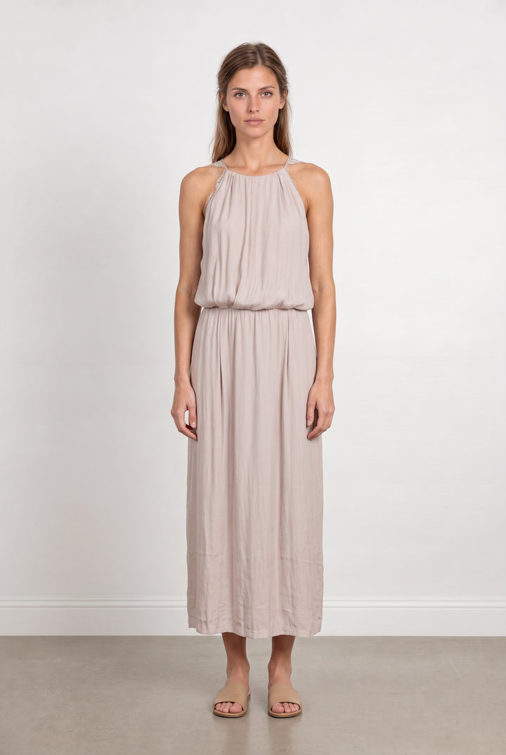Robe Longue Rose - Taille M/38 de la marque Samsoe Samsoe | PARAD124300 - Vendu par Paradigme - Image 1