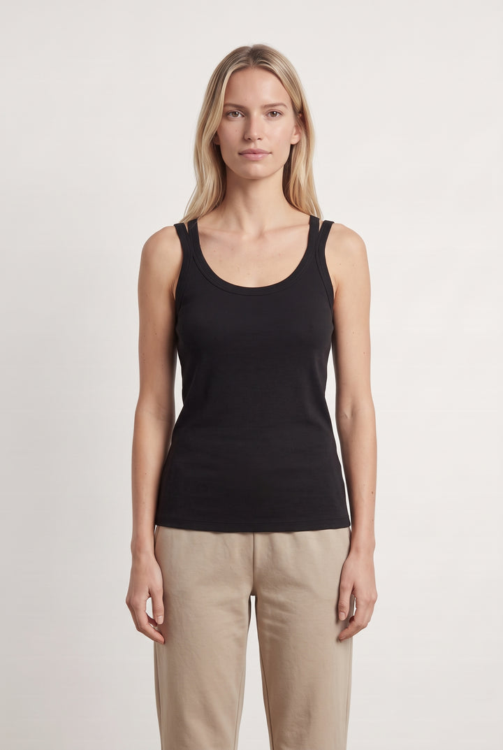 Débardeur Noir - Taille M/38 de la marque Claudie Pierlot | PARAD124303 - Vendu par Paradigme - Image 1