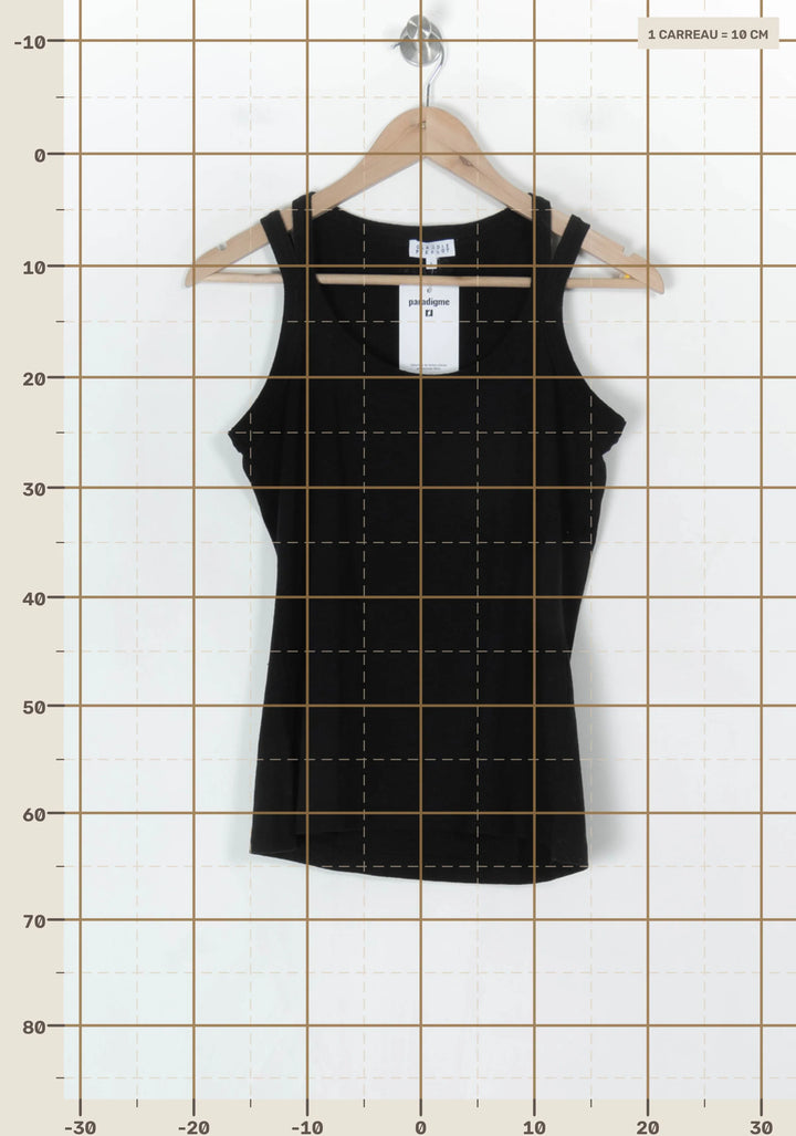 Débardeur Noir - Taille M/38 de la marque Claudie Pierlot | PARAD124303 - Vendu par Paradigme - Image 4