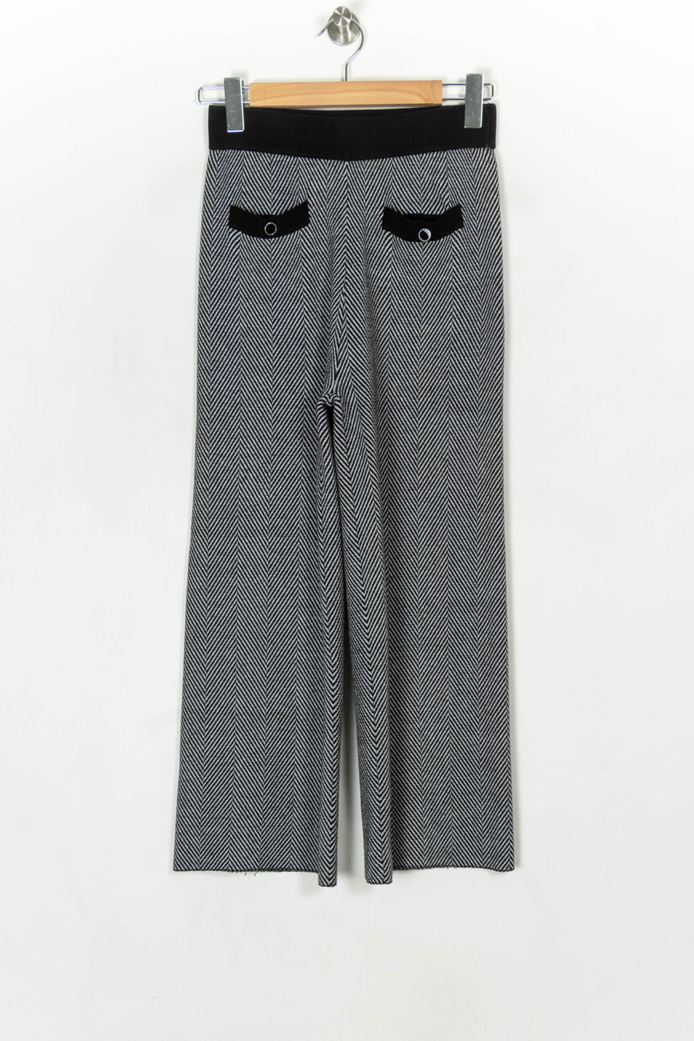Pantalon Gris et Noir - Taille S/36 de la marque Rodier | PARAD124305 - Vendu par Paradigme - Image 2