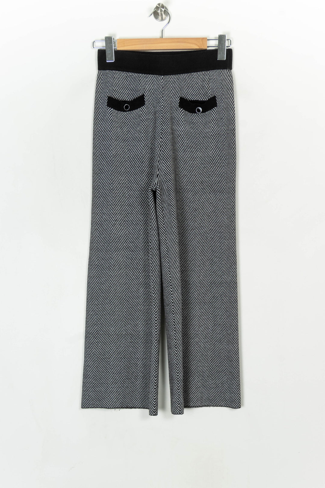 Pantalon Gris et Noir - Taille S/36 de la marque Rodier | PARAD124305 - Vendu par Paradigme - Image 2