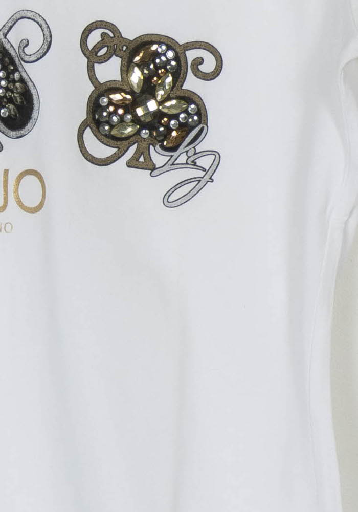 Tee-Shirt Blanc - Taille M/38 de la marque Liu Jo | PARAD124308 - Vendu par Paradigme - Image 3