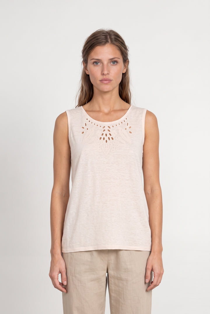 Débardeur Beige - Taille S/36 de la marque Pablo | PARAD124310 - Vendu par Paradigme - Image 1
