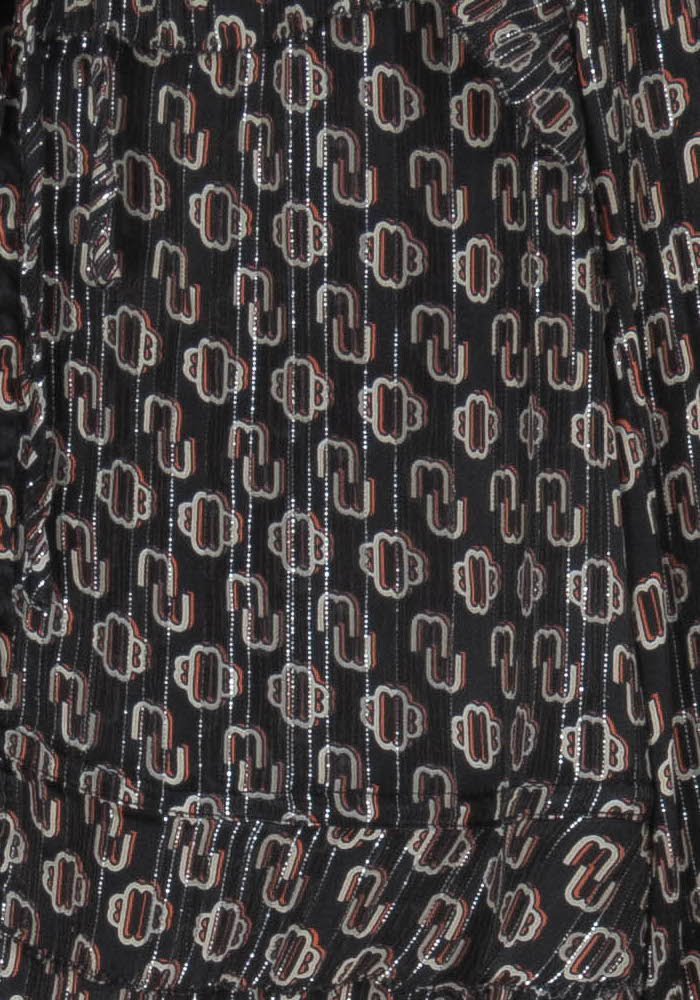 Blouse Noire et Marron - Taille M/38 de la marque Maje | PARAD124314 - Vendu par Paradigme - Image 3