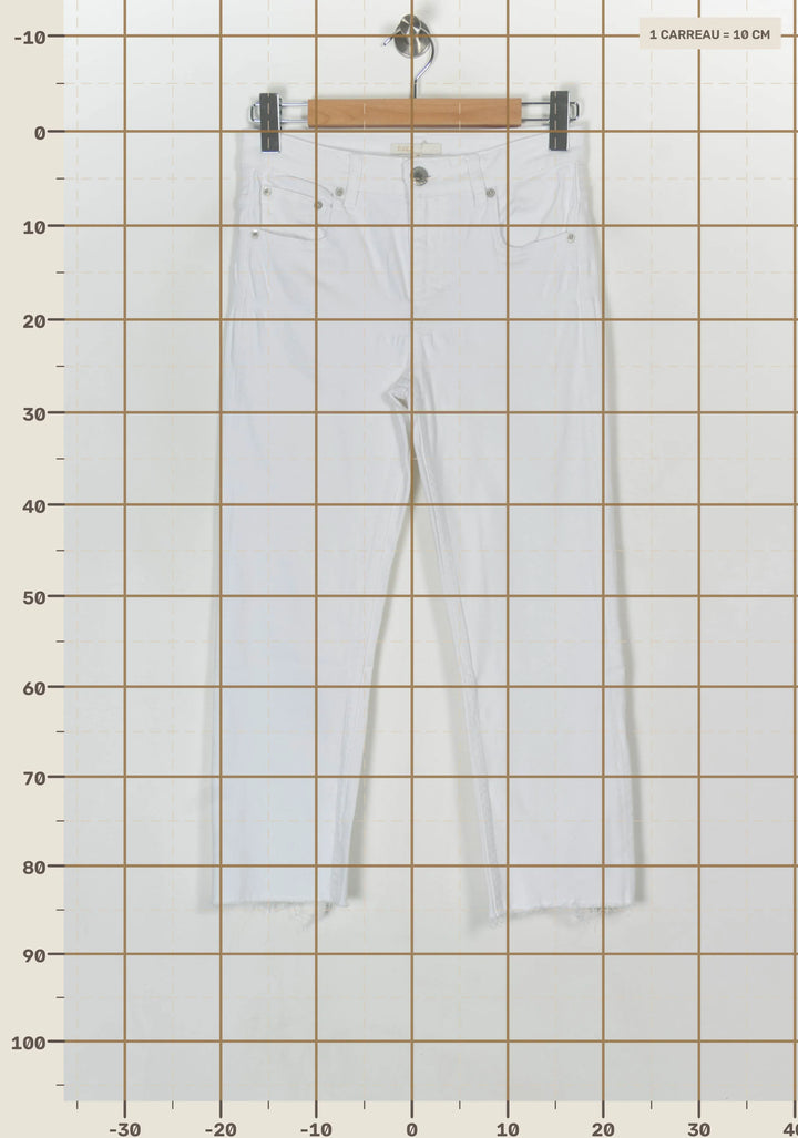Jean Blanc - Taille M/38 de la marque Maje | PARAD124315 - Vendu par Paradigme - Image 4
