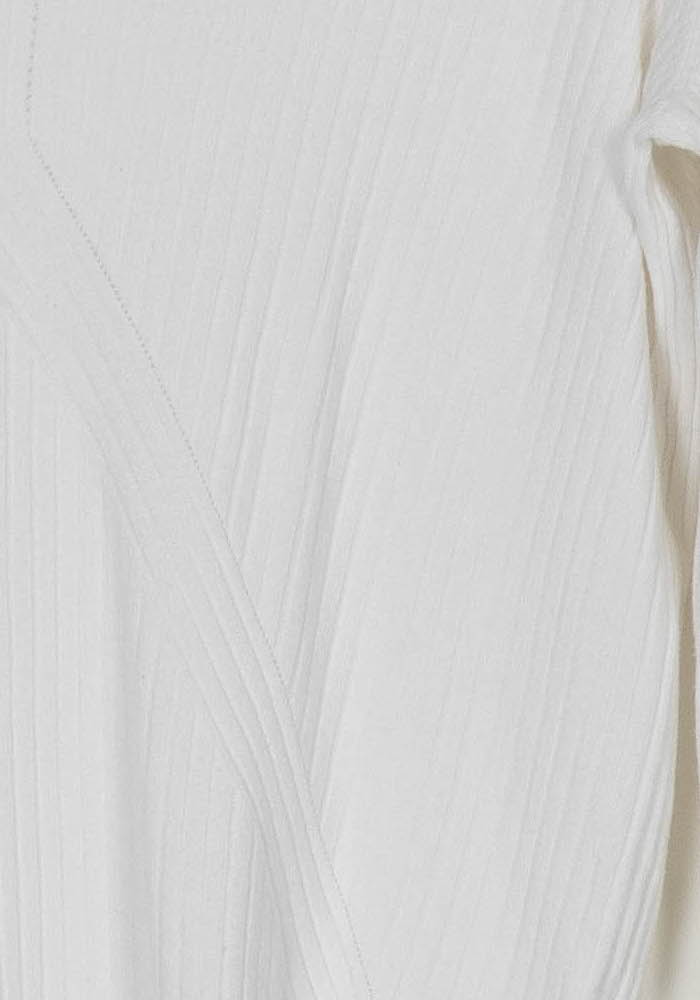Pull Col V Blanc - Taille L/40 de la marque ZAPA | PARAD124316 - Vendu par Paradigme - Image 3