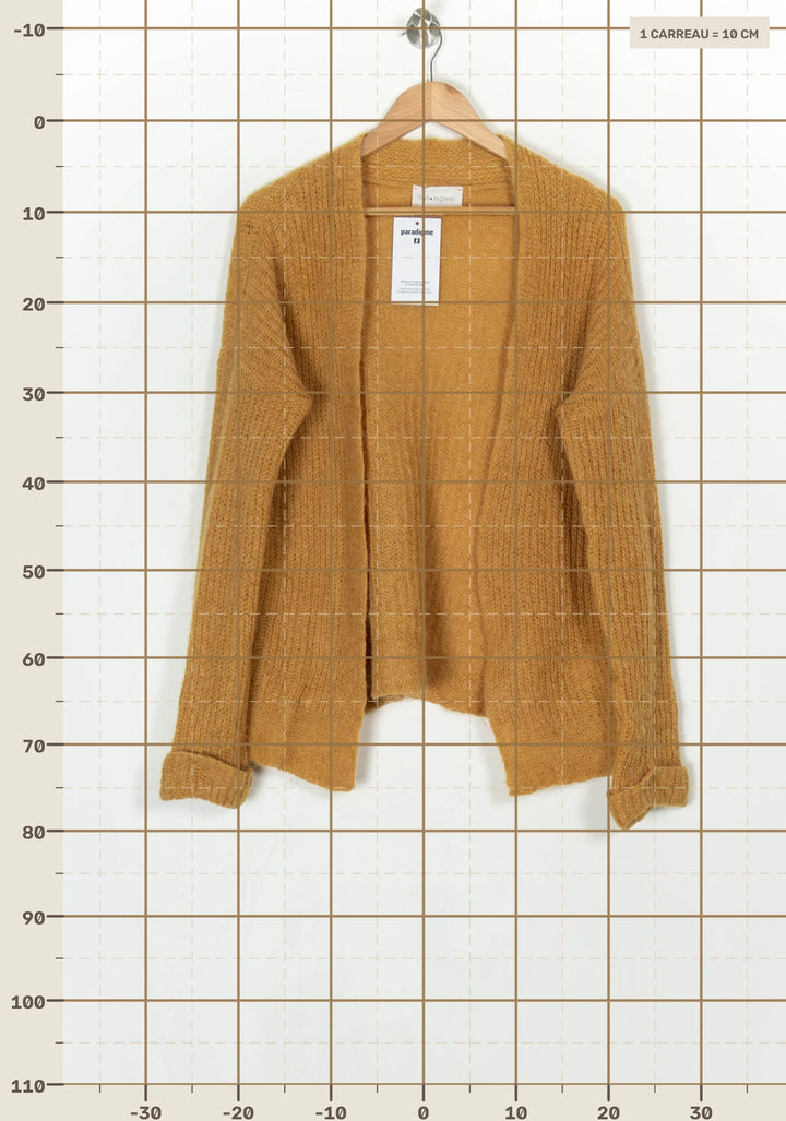 Gilet Camel - Taille M/38 de la marque Sud express | PARAD124317 - Vendu par Paradigme - Image 4
