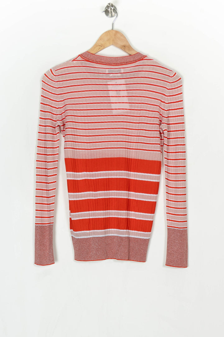 Pull Rose et Rouge - Taille L/40 de la marque Sandro | PARAD124319 - Vendu par Paradigme - Image 5