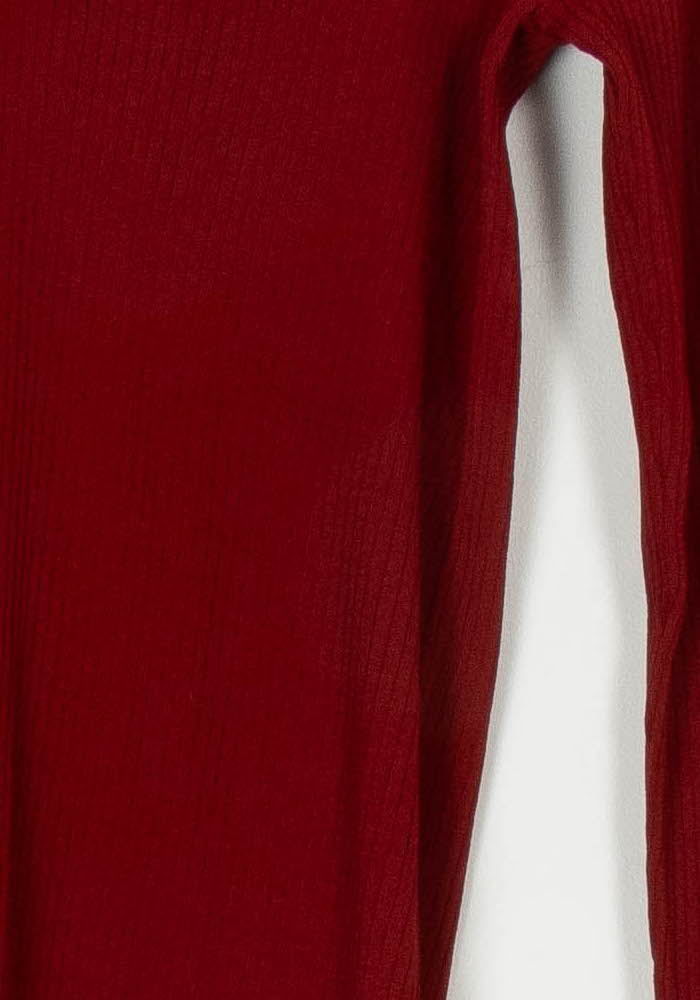 Pull Bordeaux - Taille L/40 de la marque Sandro | PARAD124320 - Vendu par Paradigme - Image 3