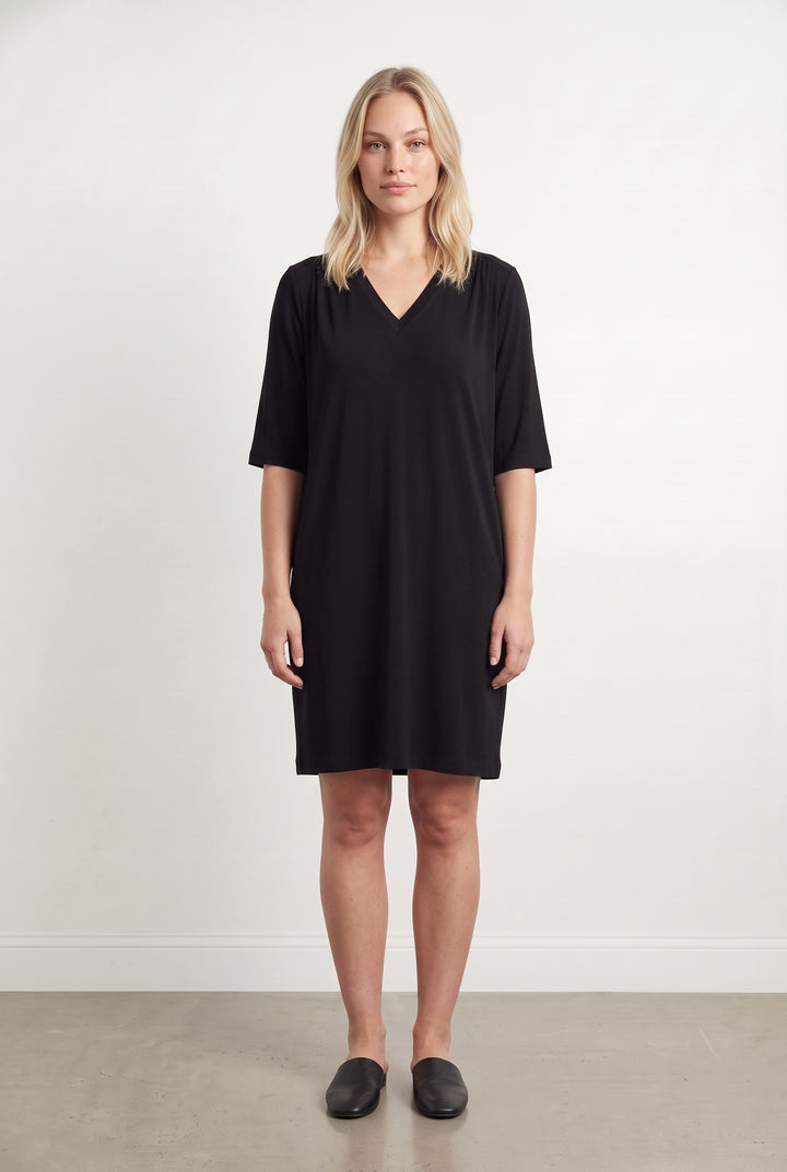 Robe Midi Noire - Taille L/40 de la marque Gerard Darel | PARAD124322 - Vendu par Paradigme - Image 1