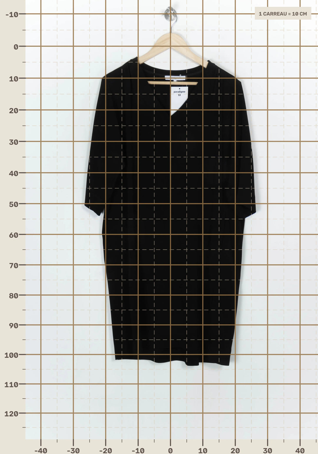 Robe Midi Noire - Taille L/40 de la marque Gerard Darel | PARAD124322 - Vendu par Paradigme - Image 4