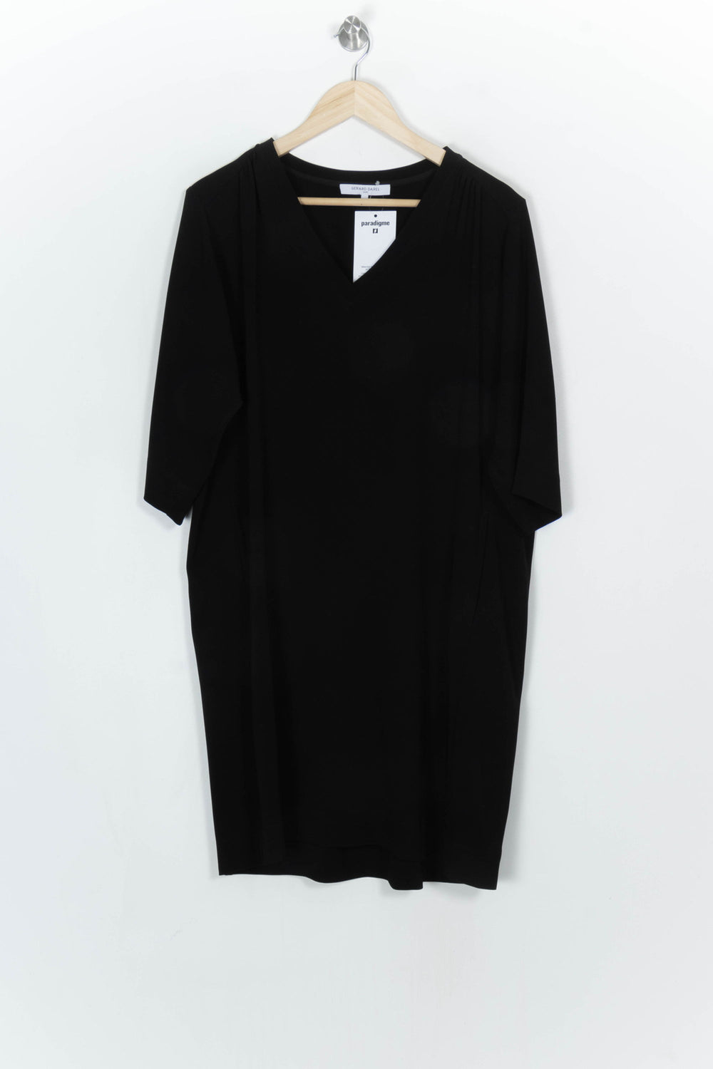 Robe Midi Noire - Taille L/40 de la marque Gerard Darel | PARAD124322 - Vendu par Paradigme - Image 2