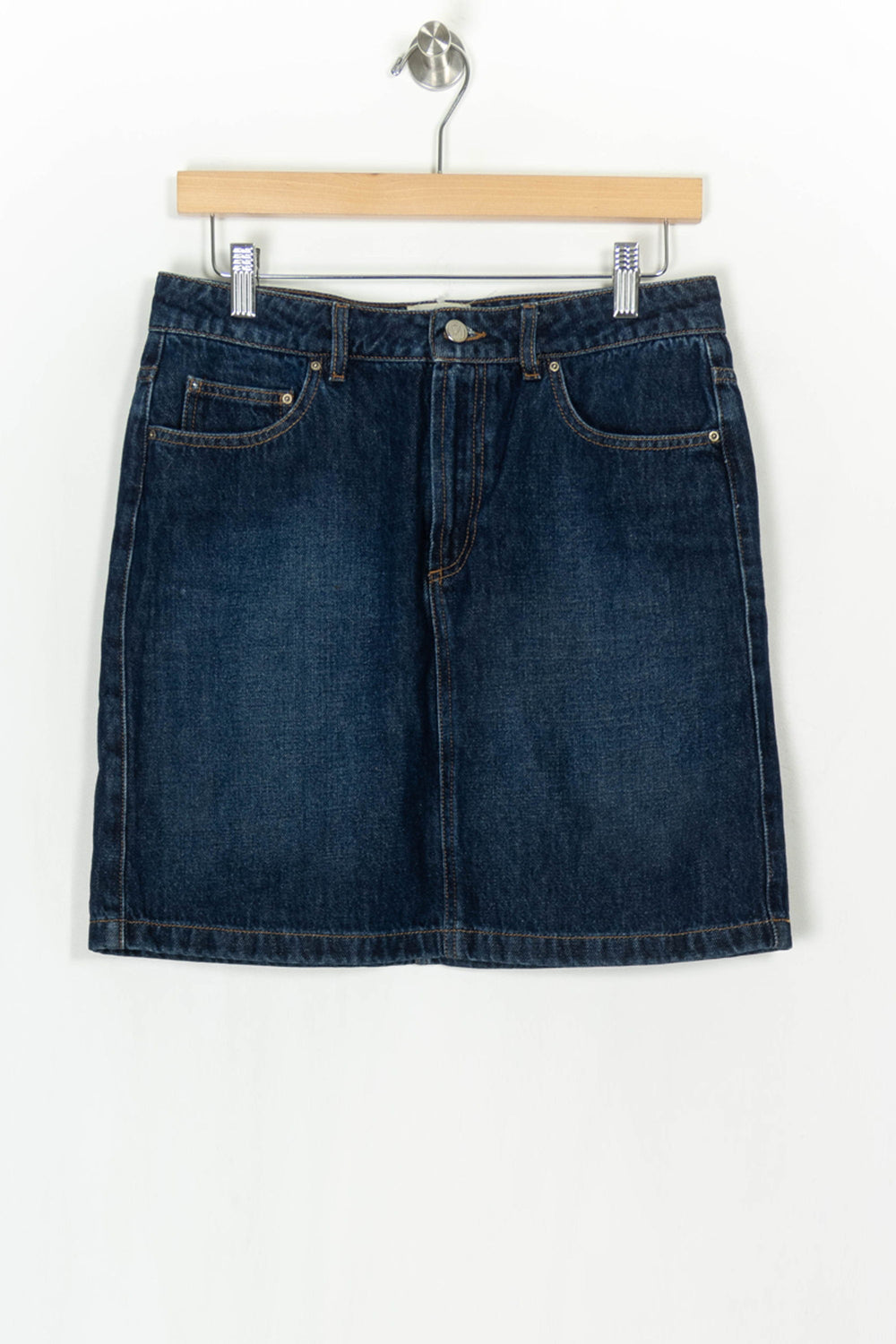 Jupe en Jean Bleue - Taille L/40 de la marque Petite Mendigote | PARAD124324 - Vendu par Paradigme - Image 2