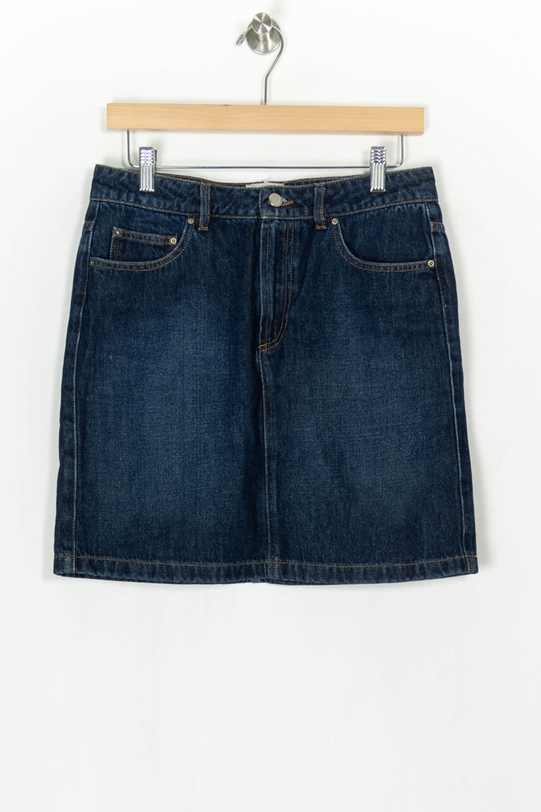 Jupe en Jean Bleue - Taille L/40 de la marque Petite Mendigote | PARAD124324 - Vendu par Paradigme - Image 2