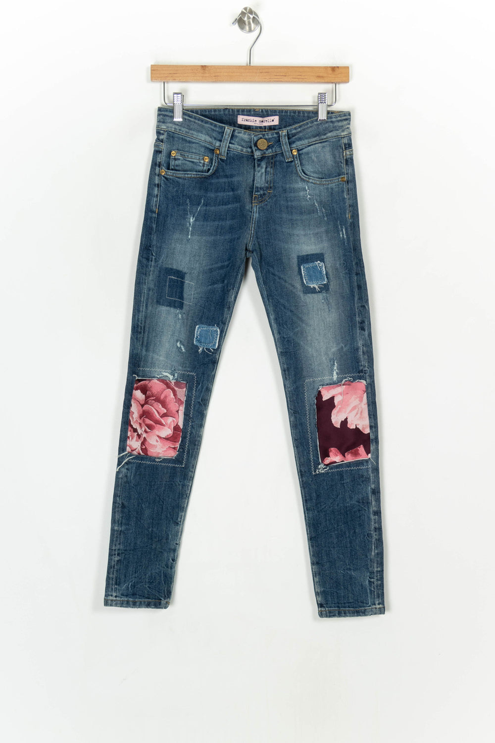 Jean Bleu - Taille XS/34 de la marque The Frankie Shop | PARAD124325 - Vendu par Paradigme - Image 2