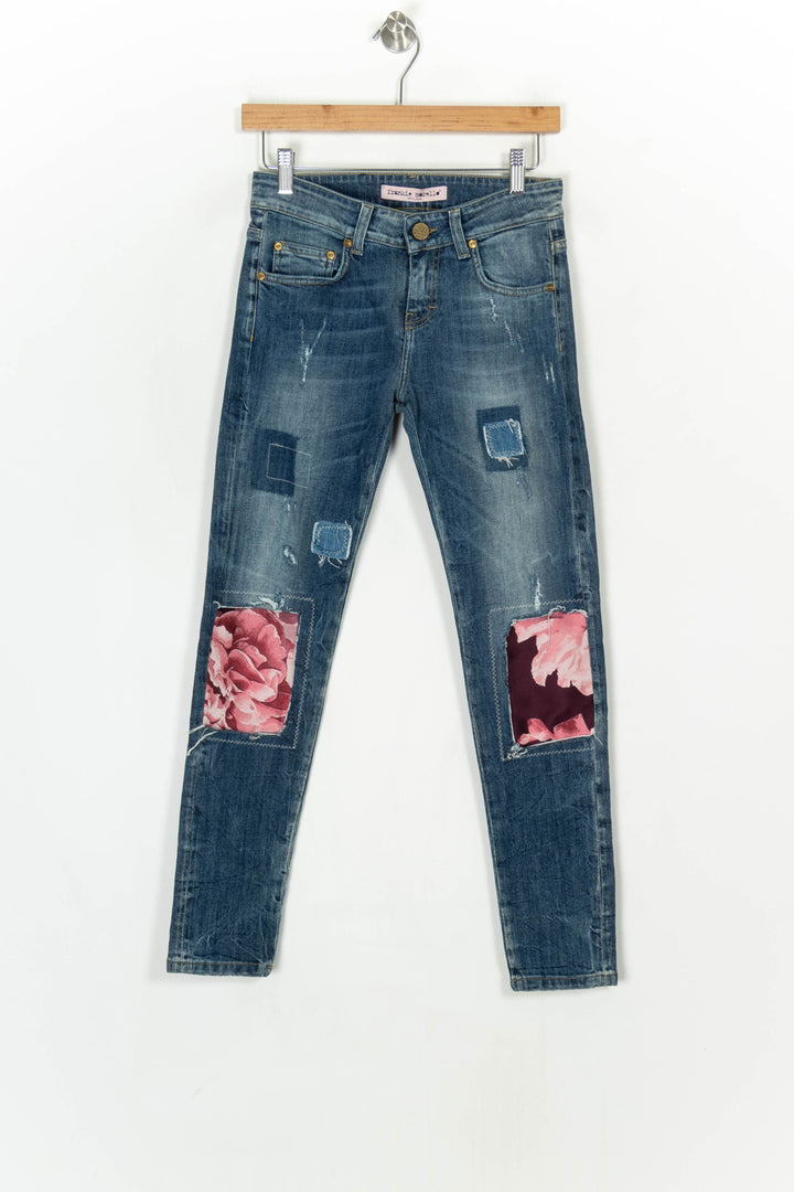 Jean Bleu - Taille XS/34 de la marque The Frankie Shop | PARAD124325 - Vendu par Paradigme - Image 2
