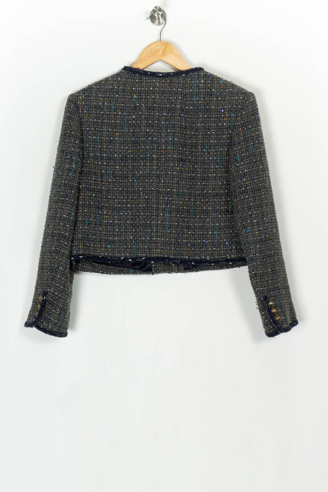 Veste Grise - Taille L/40 de la marque Sandro | PARAD124329 - Vendu par Paradigme - Image 5
