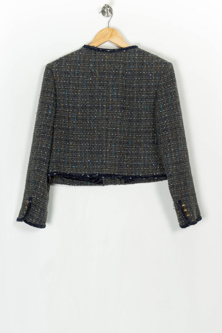 Veste Grise - Taille L/40 de la marque Sandro | PARAD124329 - Vendu par Paradigme - Image 5