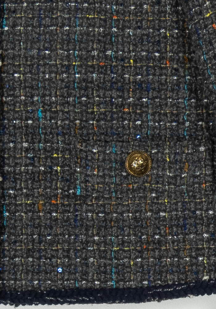 Veste Grise - Taille L/40 de la marque Sandro | PARAD124329 - Vendu par Paradigme - Image 3