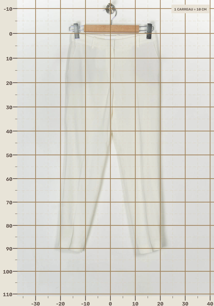 Pantalon Blanc - Taille XS/34 de la marque Sézane | PARAD124332 - Vendu par Paradigme - Image 4