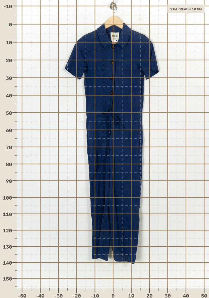 Combinaison Bleue
 - Taille XS/34 de la marque Sézane | PARAD124335 - Vendu par Paradigme - Image 4