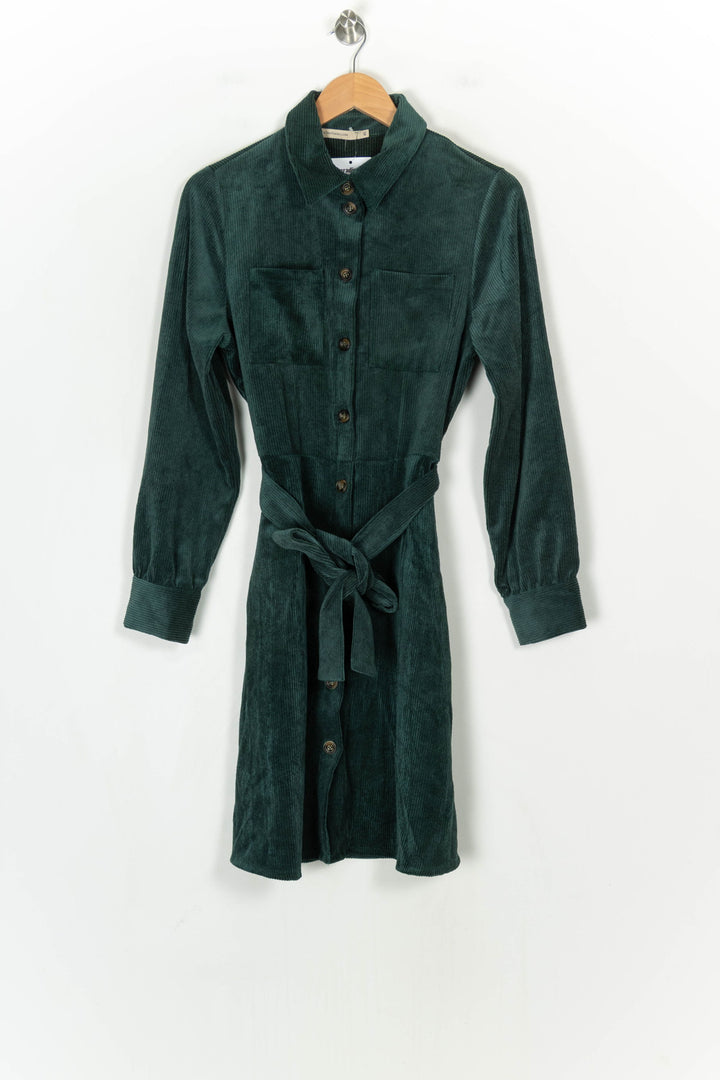 Robe Chemise Verte - Taille L/40 de la marque La Fée Maraboutée | PARAD124336 - Vendu par Paradigme - Image 2