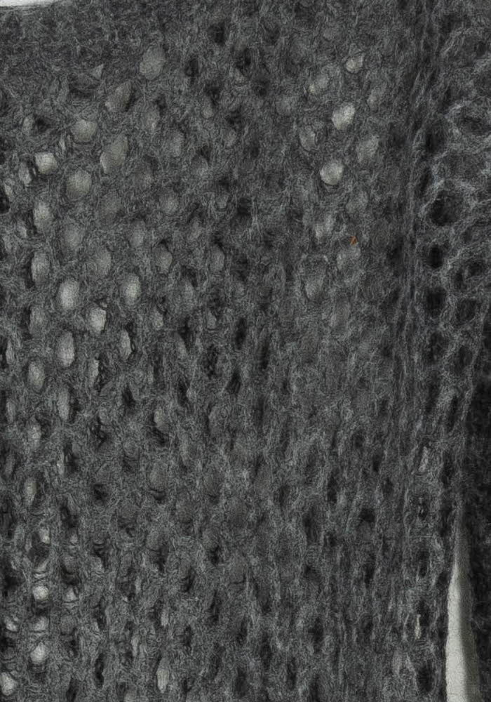 Pull ajouré gris foncé - Taille XL/42 de la marque IKKS | PARAD124338 - Vendu par Paradigme - Image 3