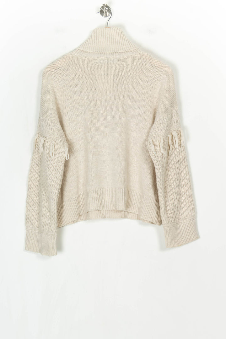 Pull À Col Roulé Beige - Taille M/38 de la marque La Fée Maraboutée | PARAD124340 - Vendu par Paradigme - Image 5