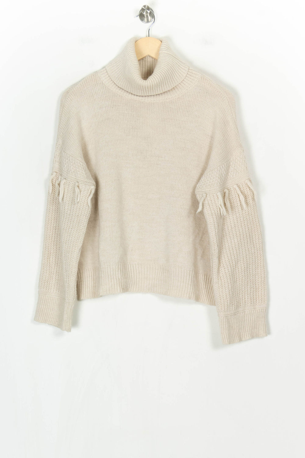 Pull À Col Roulé Beige - Taille M/38 de la marque La Fée Maraboutée | PARAD124340 - Vendu par Paradigme - Image 2