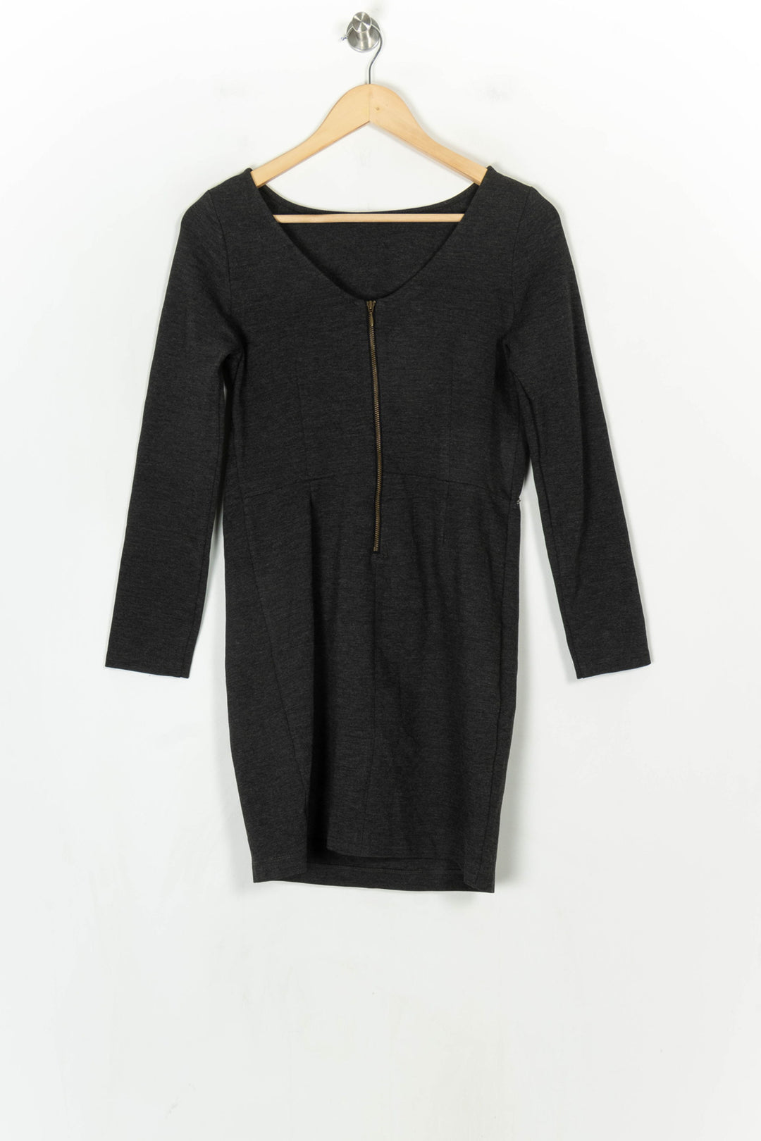 Robe Courte Grise - Taille M/38 de la marque IKKS | PARAD124341 - Vendu par Paradigme - Image 5