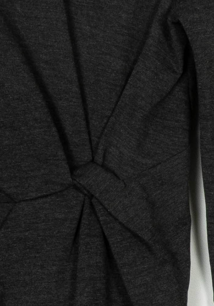 Robe Courte Grise - Taille M/38 de la marque IKKS | PARAD124341 - Vendu par Paradigme - Image 3