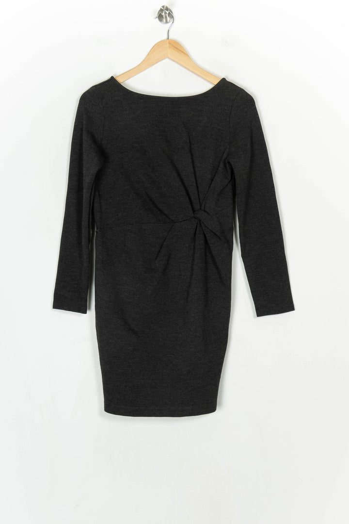 Robe Courte Grise - Taille M/38 de la marque IKKS | PARAD124341 - Vendu par Paradigme - Image 2