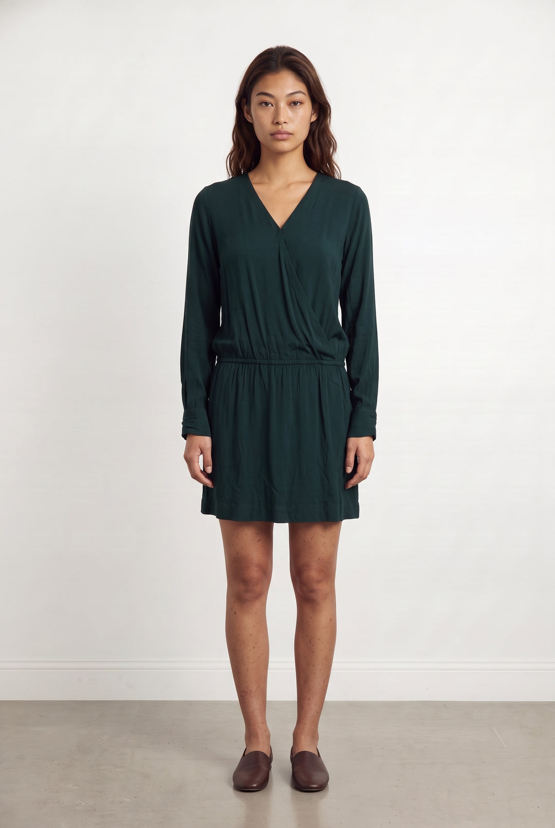 Robe Midi Verte - Taille M/38 de la marque IKKS | PARAD124342 - Vendu par Paradigme - Image 1