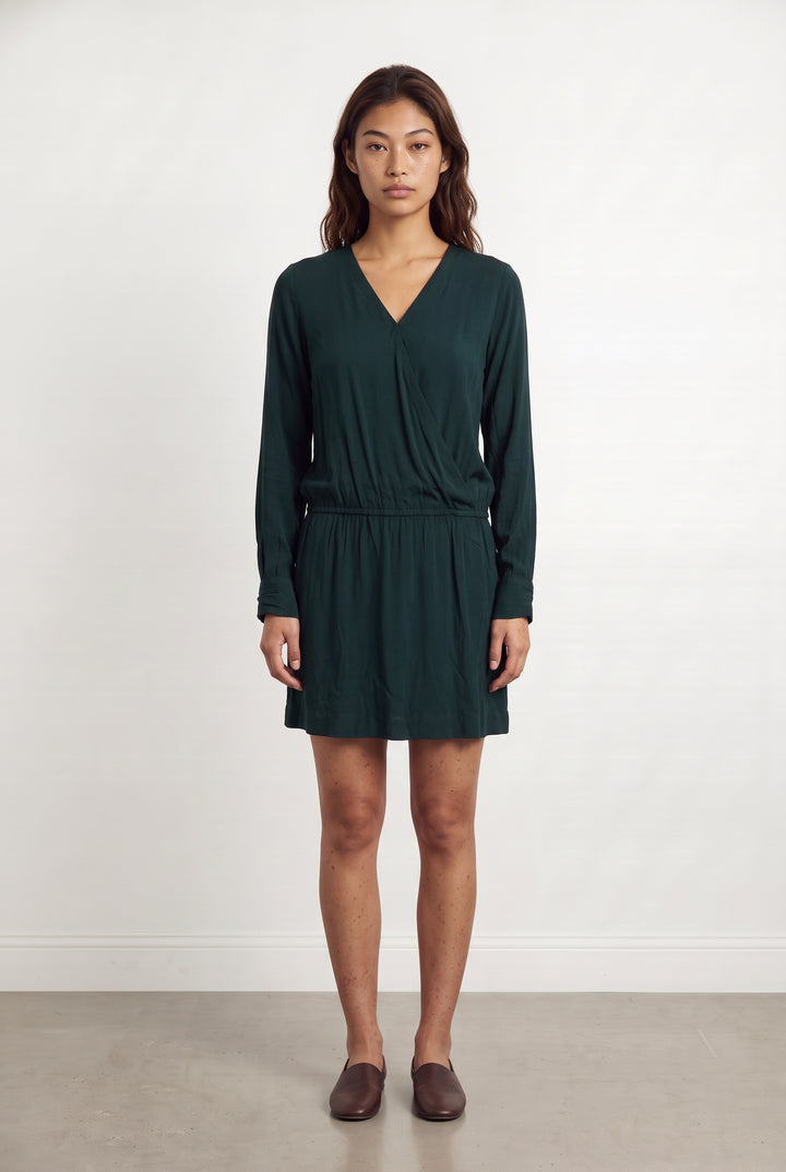 Robe Midi Verte - Taille M/38 de la marque IKKS | PARAD124342 - Vendu par Paradigme - Image 1