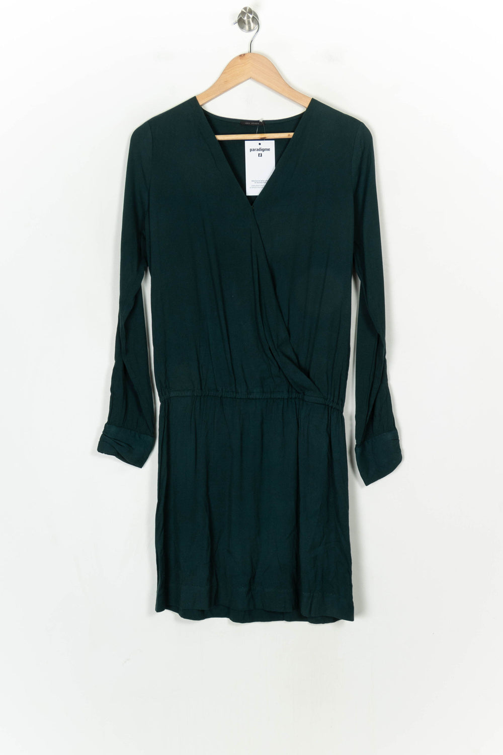 Robe Midi Verte - Taille M/38 de la marque IKKS | PARAD124342 - Vendu par Paradigme - Image 2