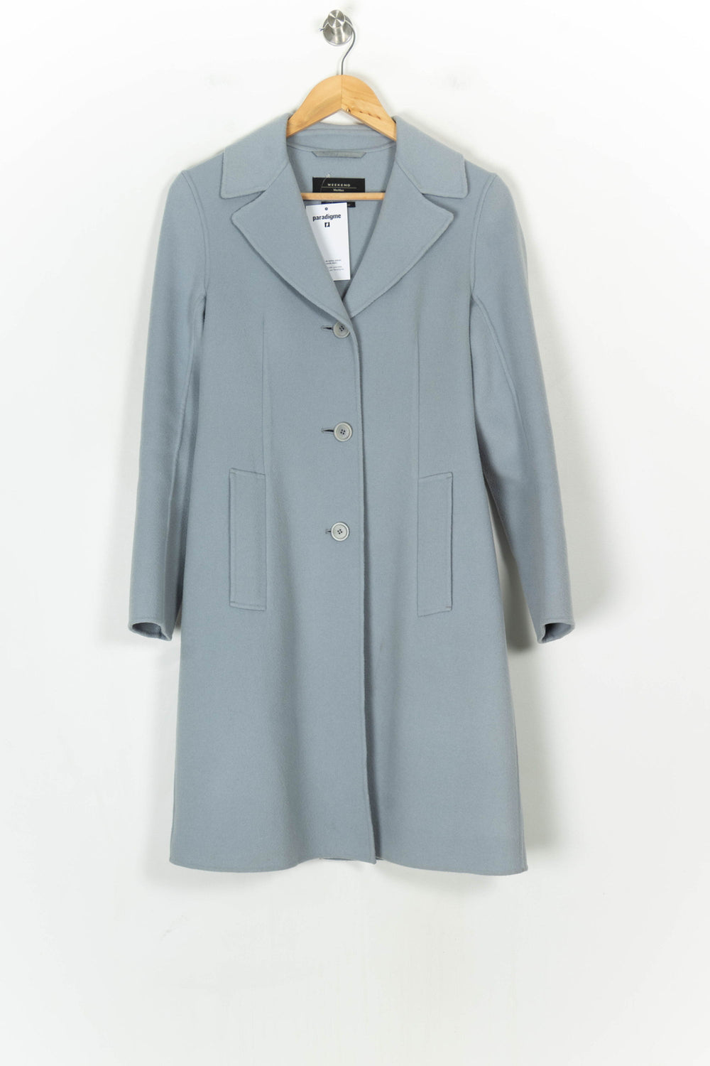 Manteau Bleu - Taille S/36 de la marque Weekend Max Mara | PARAD124348 - Vendu par Paradigme - Image 2