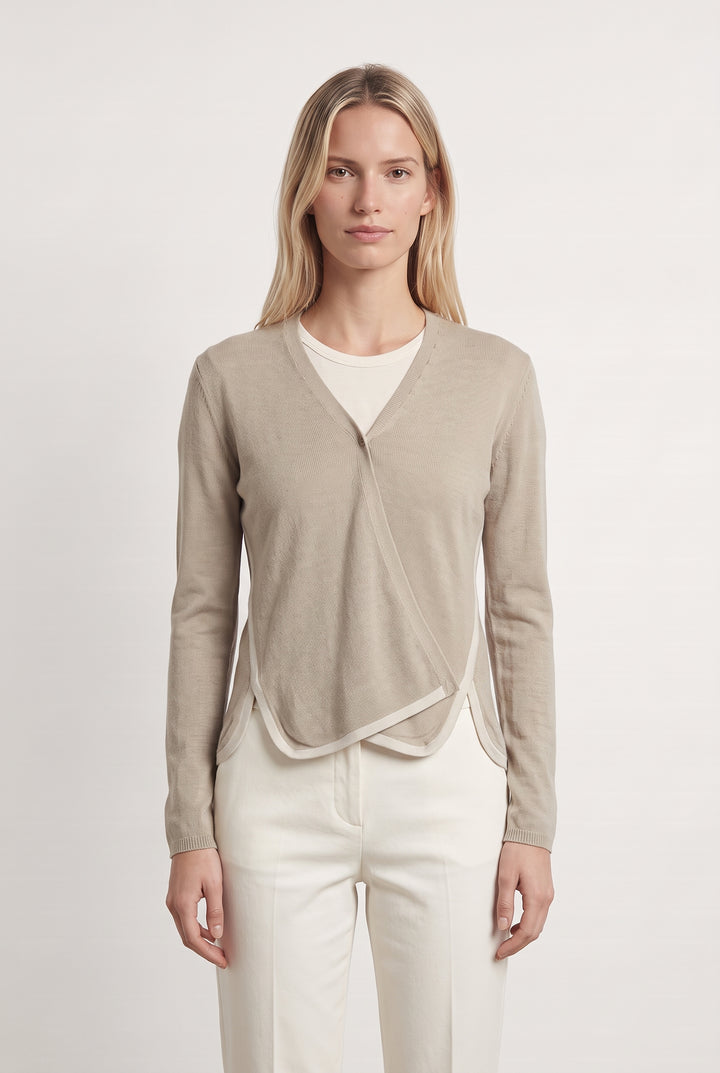 Cardigan Beige - Taille S/36 de la marque Max Mara | PARAD124349 - Vendu par Paradigme - Image 1