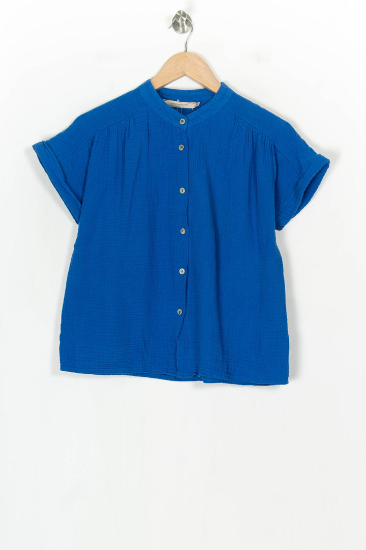 Chemisier Bleu - Taille M/38 de la marque La Fée Maraboutée | PARAD124350 - Vendu par Paradigme - Image 2