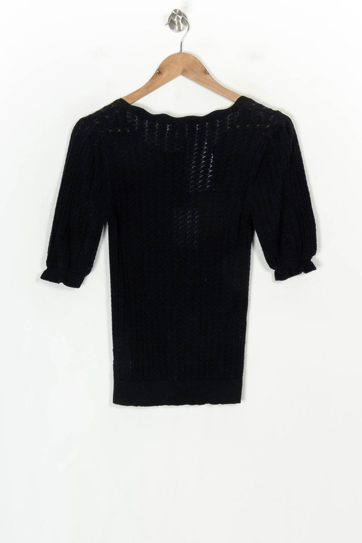 Pull Noir - Taille S/36 de la marque La Petite Etoile | PARAD124352 - Vendu par Paradigme - Image 5