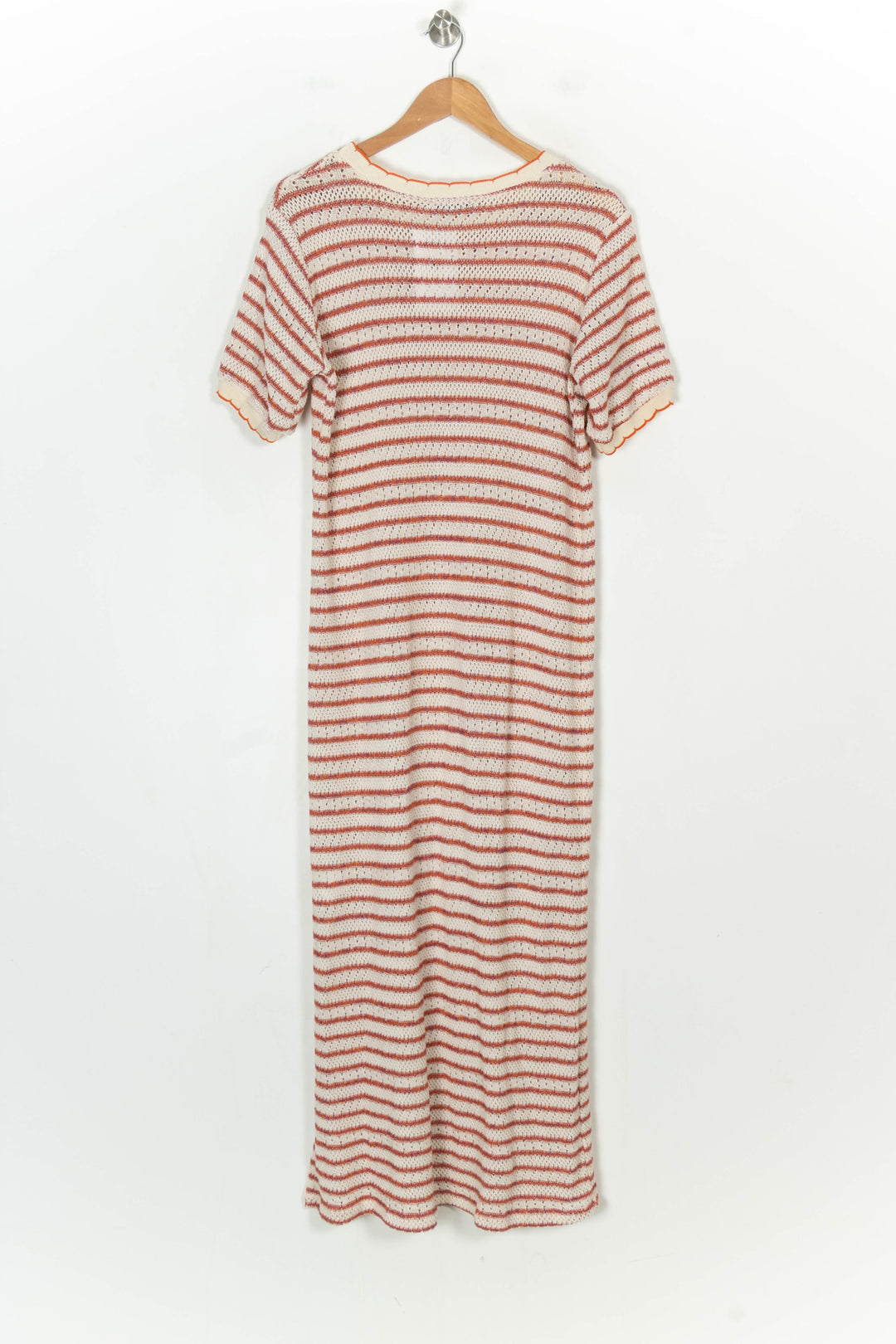 Robe Longue Écrue et Orange - Taille XS/34 de la marque Imprevu | PARAD124356 - Vendu par Paradigme - Image 5