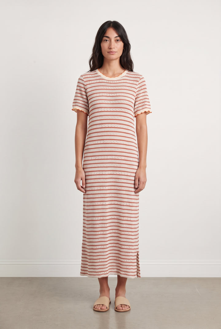 Robe Longue Écrue et Orange - Taille XS/34 de la marque Imprevu | PARAD124356 - Vendu par Paradigme - Image 1