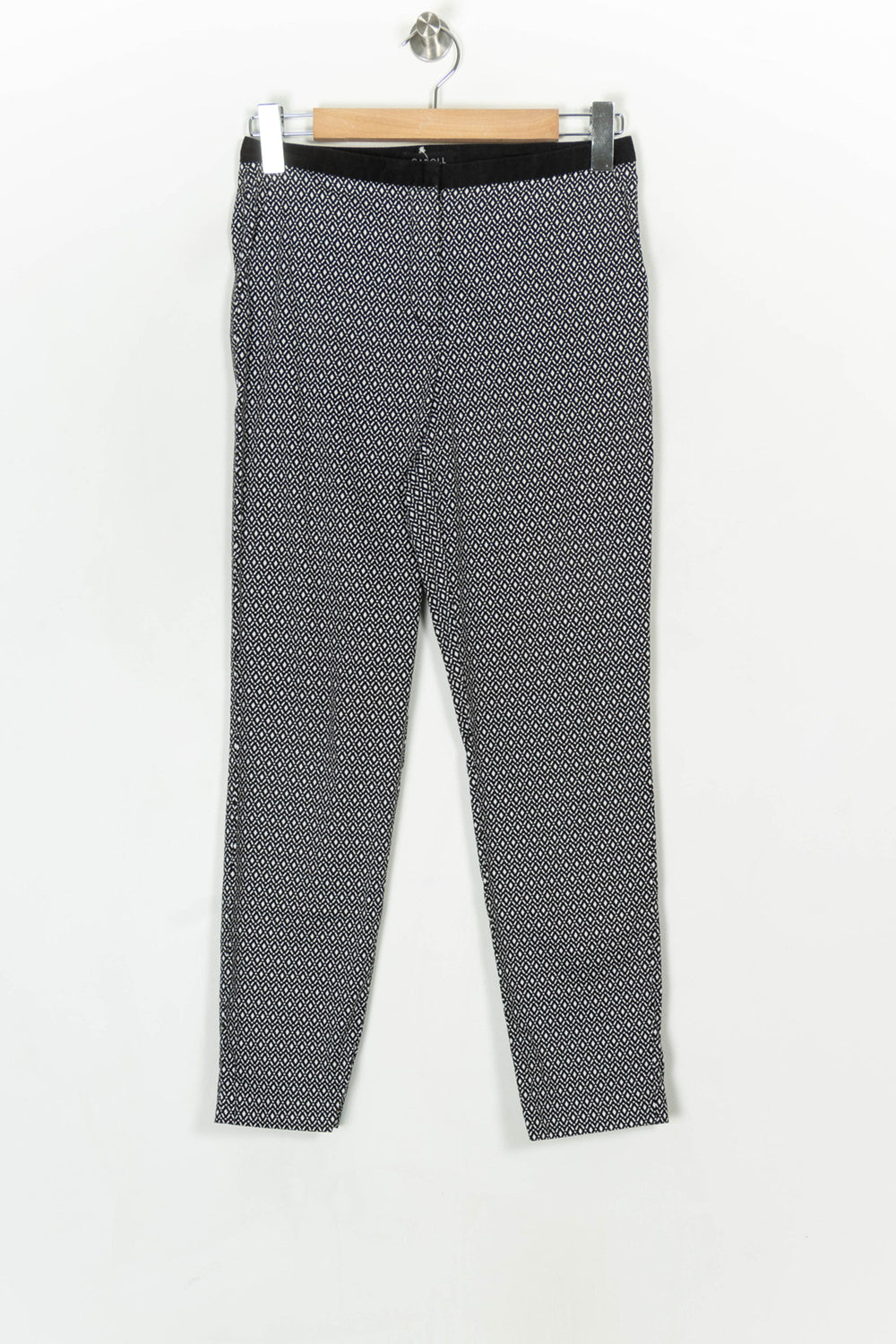 Pantalon Noir et Blanc - Taille S/36 de la marque Caroll | PARAD124358 - Vendu par Paradigme - Image 2