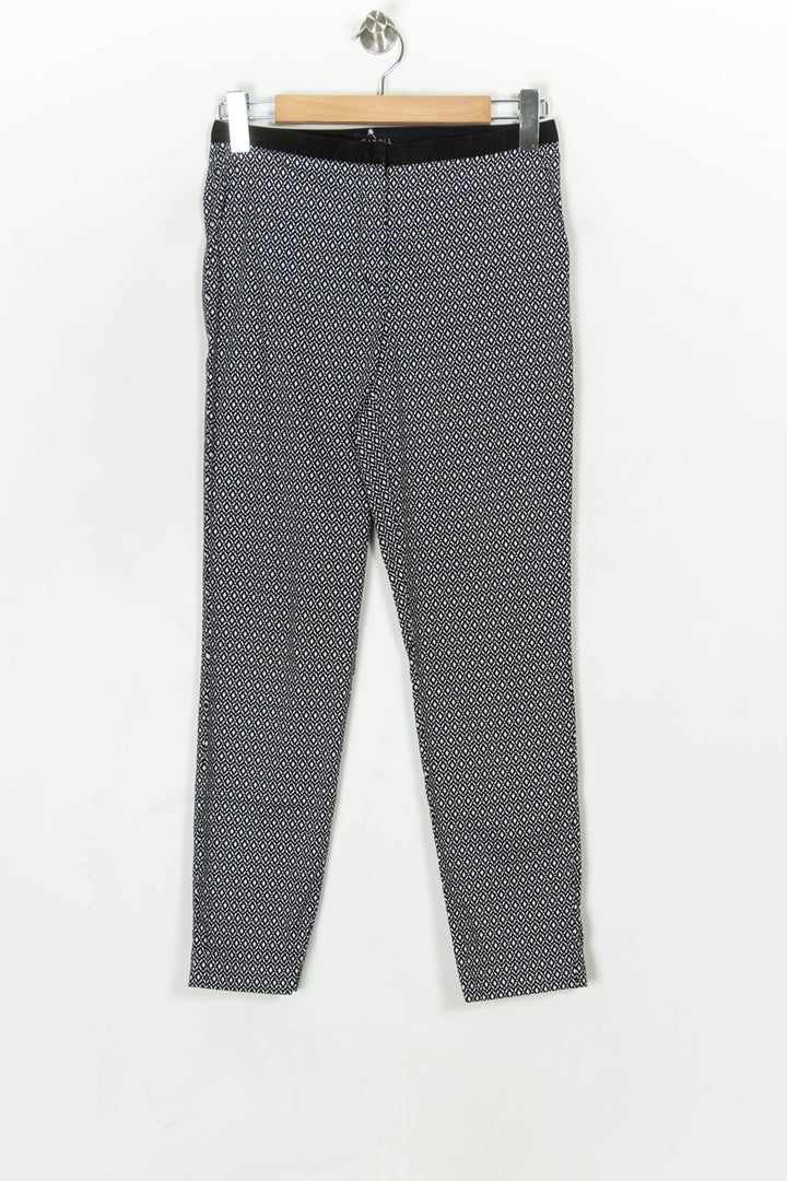 Pantalon Noir et Blanc - Taille S/36 de la marque Caroll | PARAD124358 - Vendu par Paradigme - Image 2