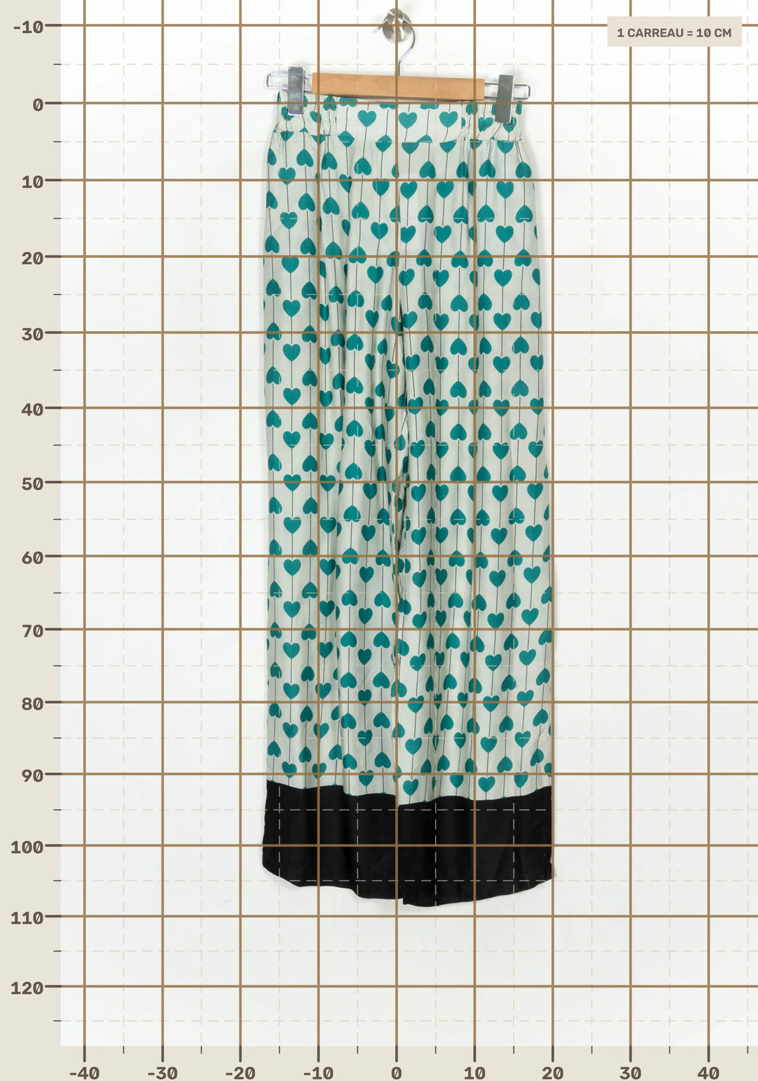 Pantalon Blanc et Turquoise - Taille XS/34 de la marque Imprevu | PARAD124360 - Vendu par Paradigme - Image 4