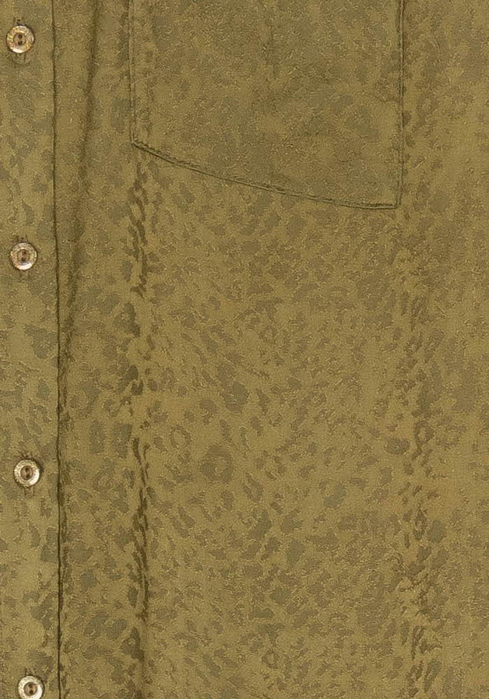Robe Chemise Vert Olive - Taille XS/34 de la marque Imprevu | PARAD124362 - Vendu par Paradigme - Image 3