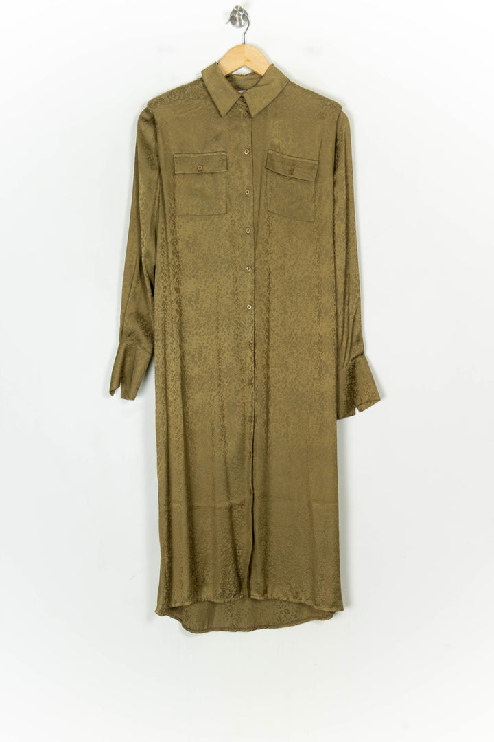 Robe Chemise Vert Olive - Taille XS/34 de la marque Imprevu | PARAD124362 - Vendu par Paradigme - Image 2