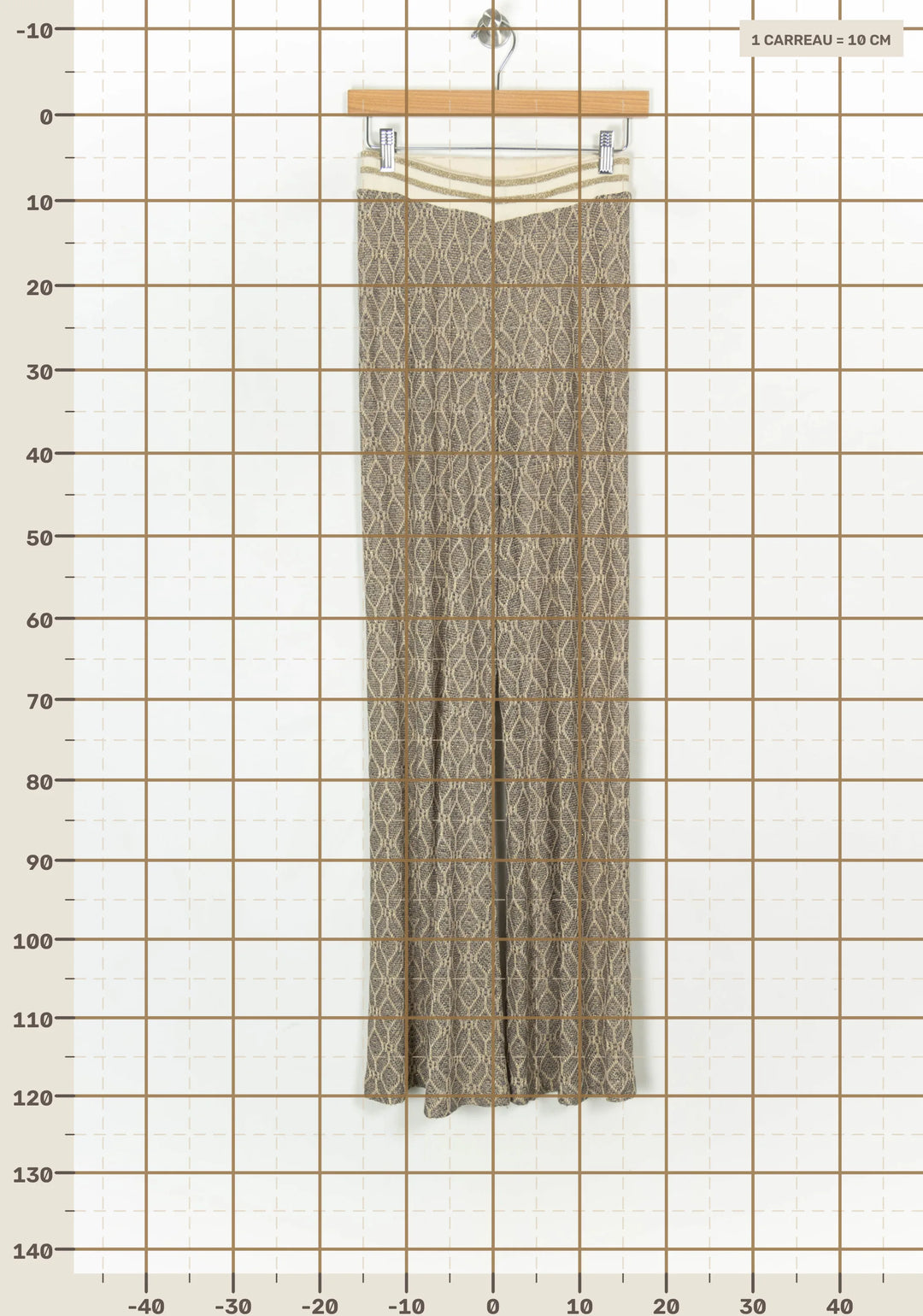 Pantalon Taupe et Beige - Taille XS/34 de la marque Imprevu | PARAD124365 - Vendu par Paradigme - Image 4