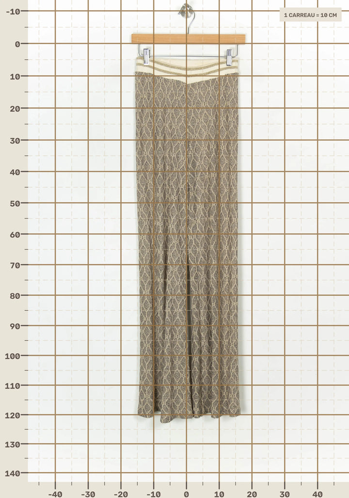 Pantalon Taupe et Beige - Taille XS/34 de la marque Imprevu | PARAD124365 - Vendu par Paradigme - Image 4
